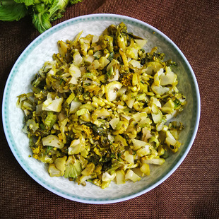 冲冲菜芥菜下饭咸菜葱菜 青菜苔 凉拌菜1斤2斤 冲鼻菜 冲菜四川