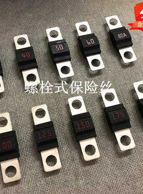 汽车螺栓式电瓶保险丝 32V 30A40A50A60AA80A100A-200A螺式保险盒