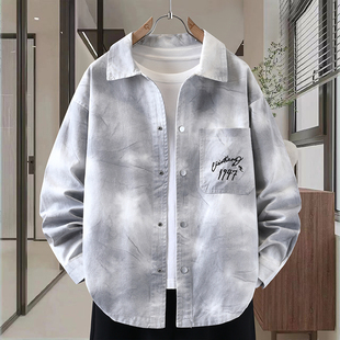 2025新款牛仔外套男春秋季潮牌痞帅棒球服夹克男装休闲上衣服宽松