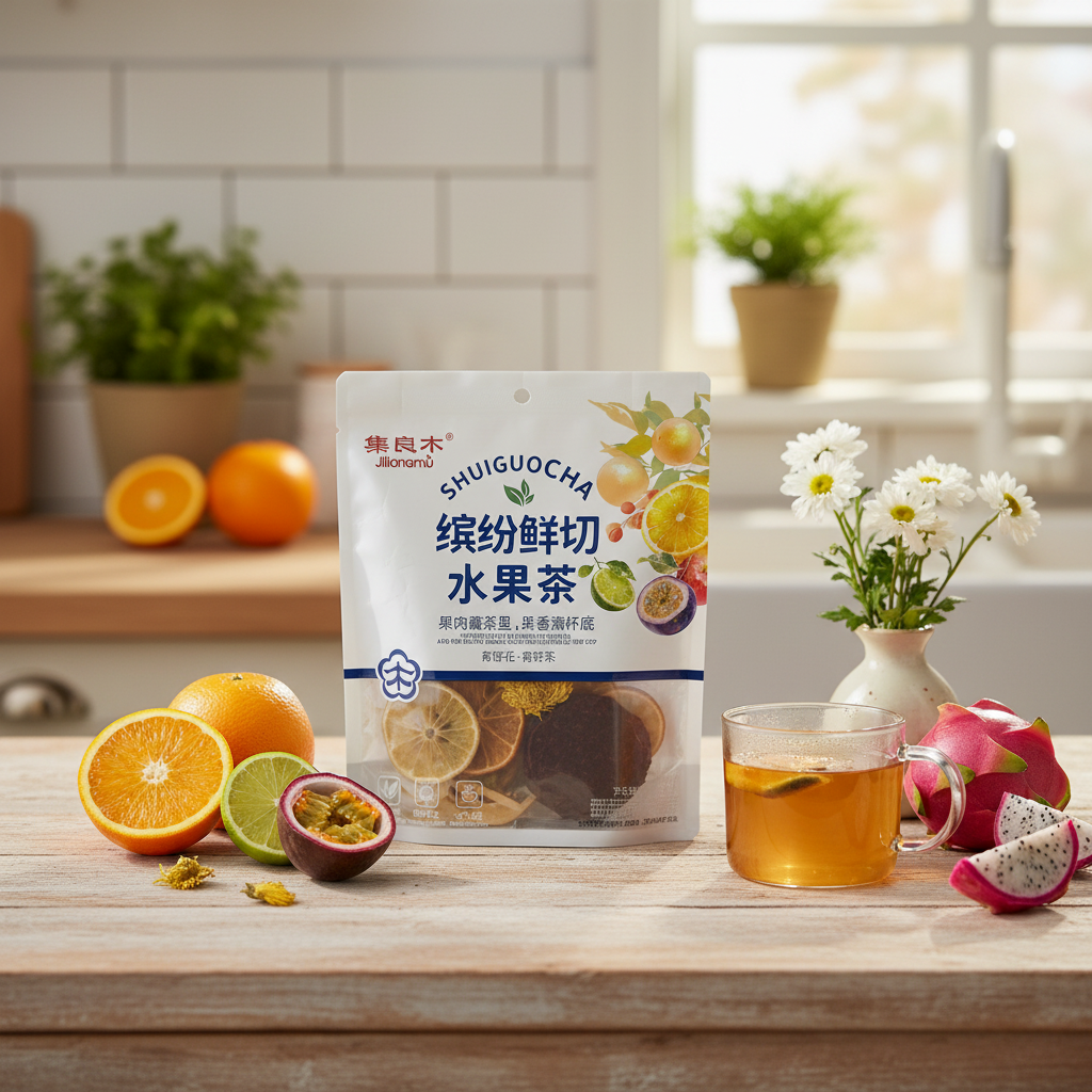 集良木缤纷鲜切水果茶组合袋装