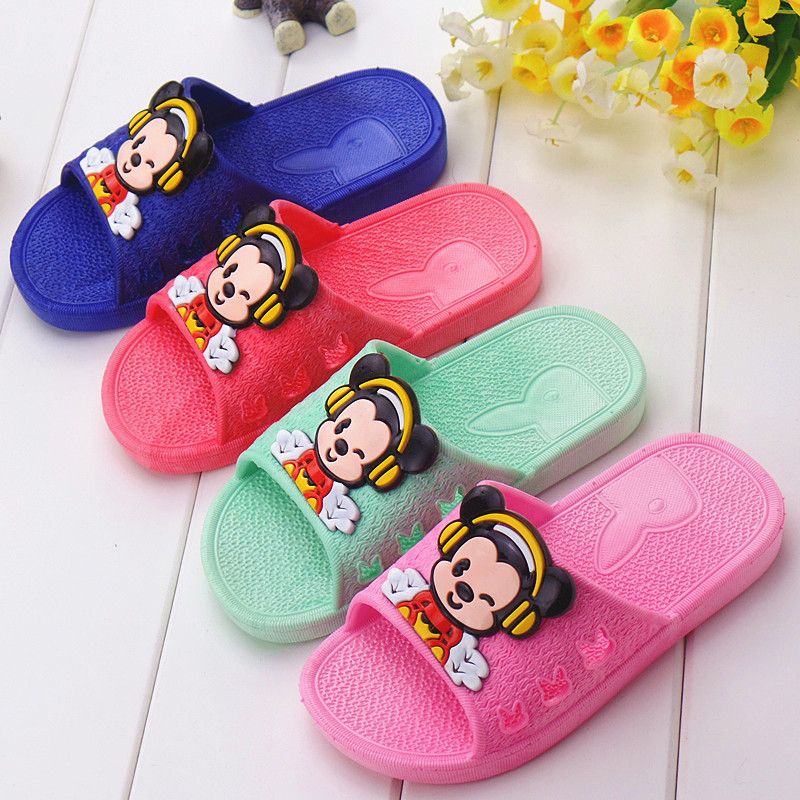 Chaussons enfants en autre pour été - semelle caoutchouc antidérapant - Ref 1036578 Image 3