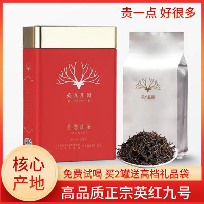 英九庄园英红九号一级红茶250g