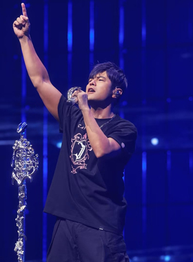 2025J杰伦嘉年华演唱会上海站限定T恤黑色1943男女宽松纯棉短袖