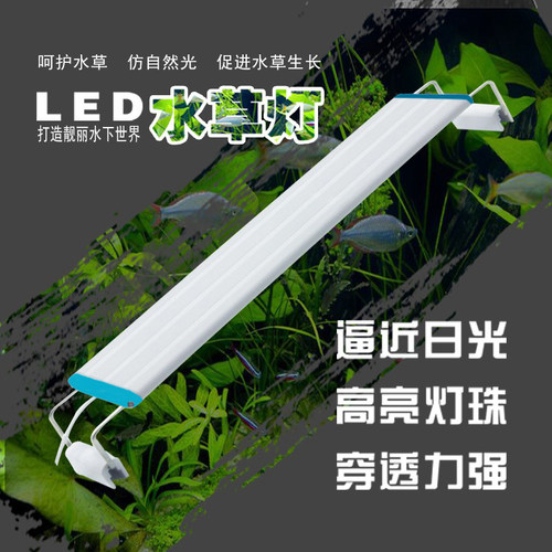 鱼缸灯led防水小型七彩变色