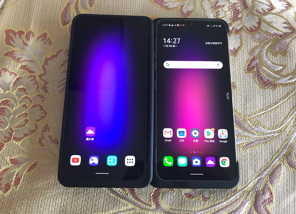 lg v50副屏 lg50s副屏lgv50s副屏g8x g9副屏 翻盖皮套v60副屏现货