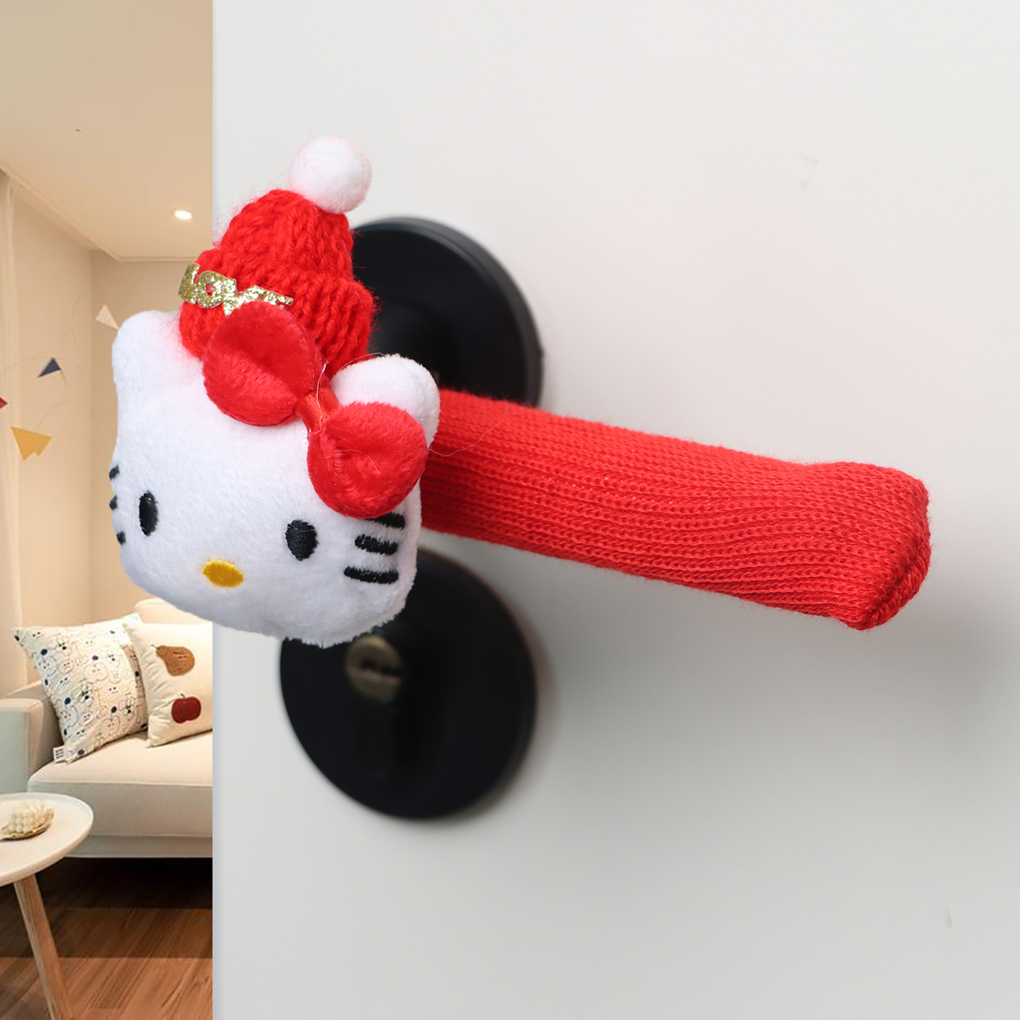 门把手保护套加厚针织通用保护套