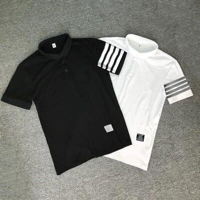 男士短袖T恤POLO衫2025夏季新款翻领半袖上衣潮流休闲百搭打底衫