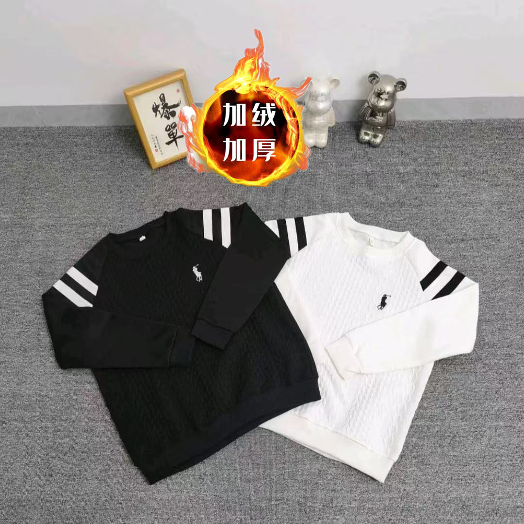 2025新款男士卫衣圆领长袖潮流上衣休闲百搭打底拼接帅气轻奢衣服