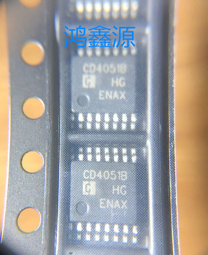 CD4051BMT/TR  模拟开关/多路复用器