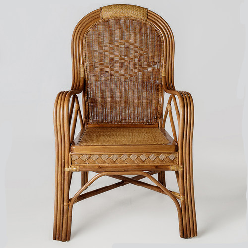 高档天然印尼进口玛瑙藤老人休闲阳台喝茶真藤椅子靠背办公滕腾椅