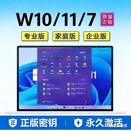 W11专业版激活码10正版秘密钥匙永久7旗舰企业家庭中文版工作电脑