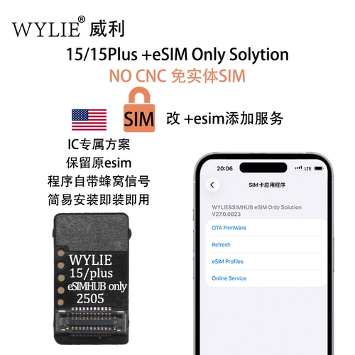 威利15/plus+eSIMOnlySolytion