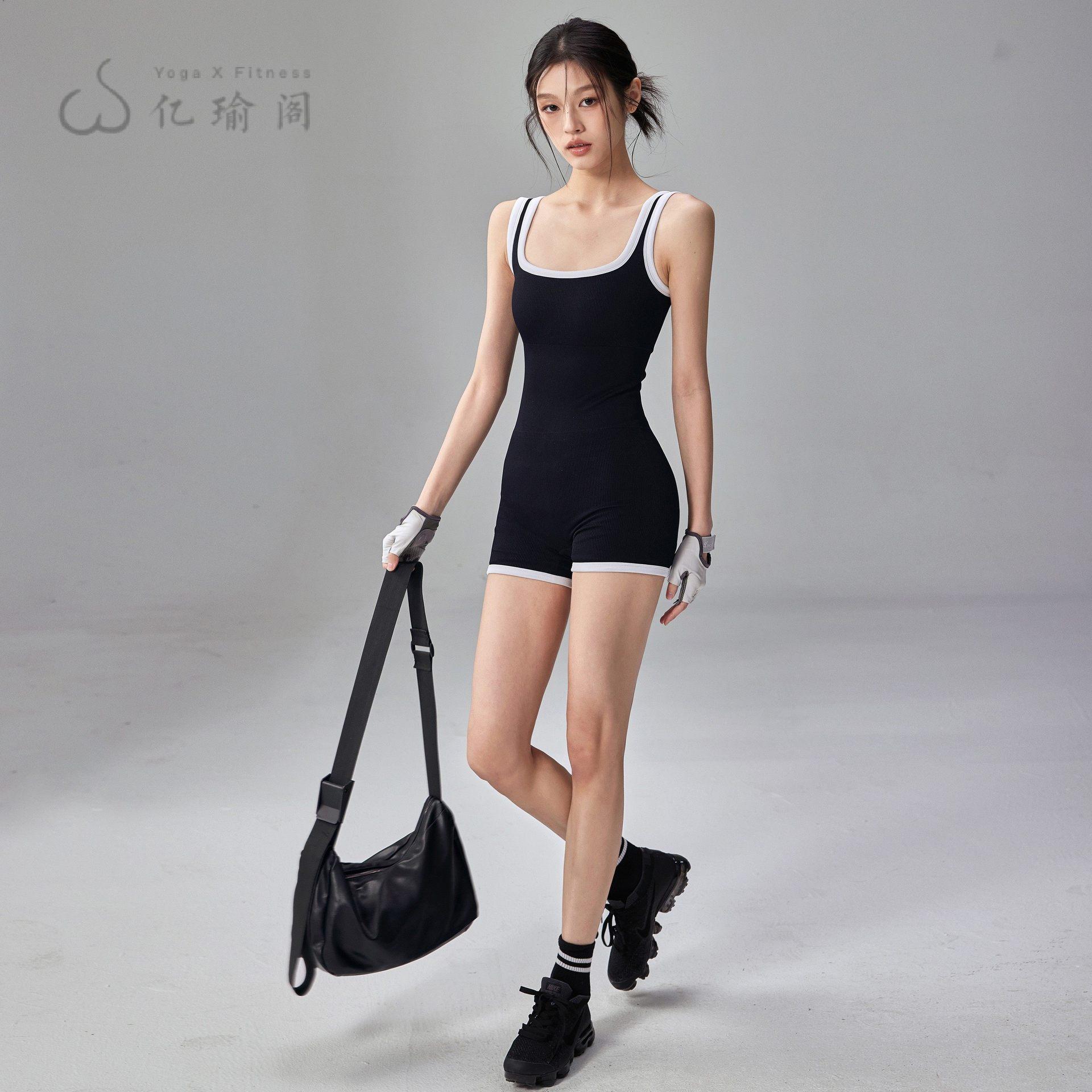 瑜伽服连体紧身显瘦健身套装