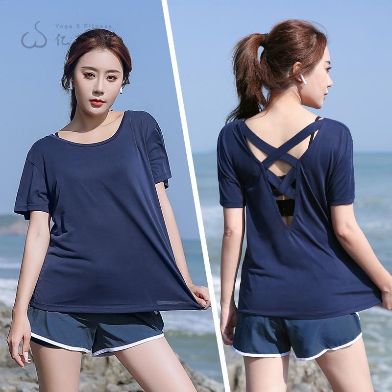大码瑜伽服女夏季宽松健身房