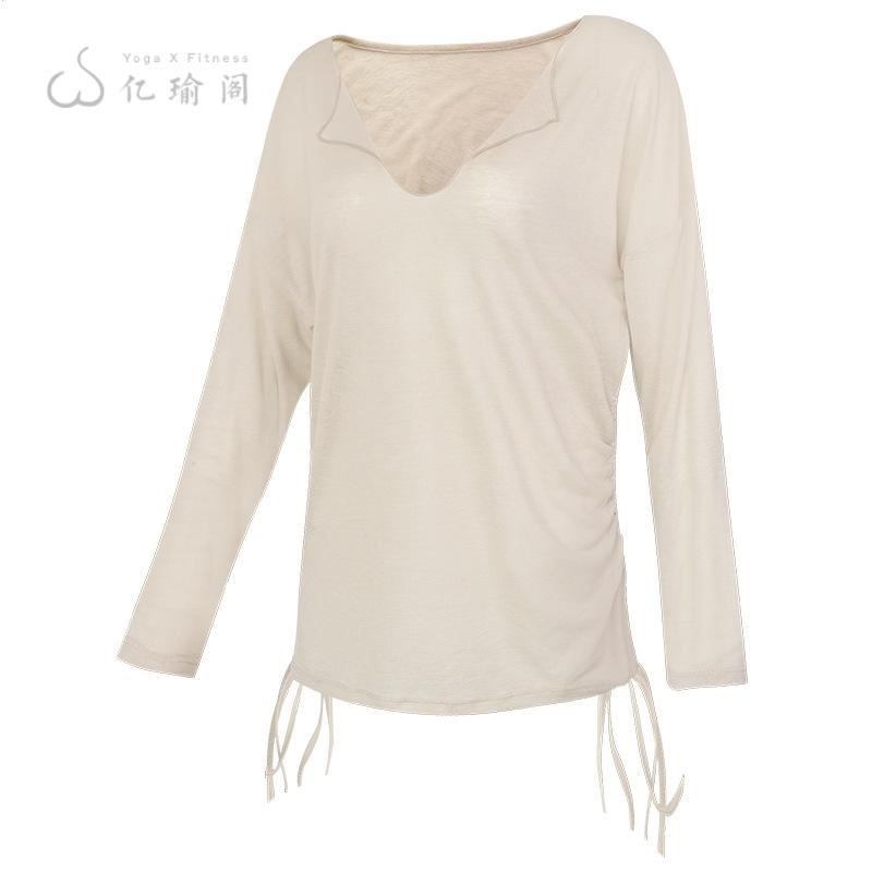 运动上衣女普拉提训练服新款宽松