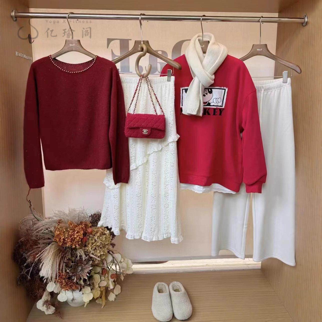 法式蕾丝花边拼接半身裙女冬季甜美松紧腰显瘦减龄百搭a字蛋糕裙