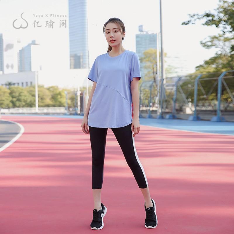 大码运动恤女夏宽松跑步200斤