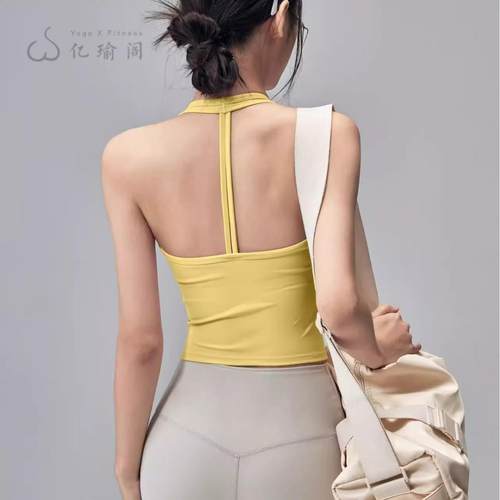 背心式瑜伽健身文胸女美背
