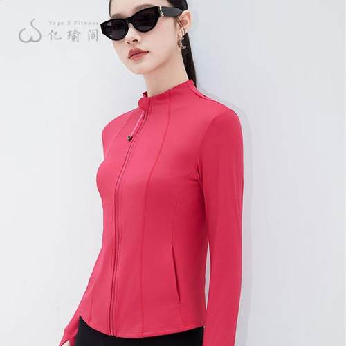 瑜伽外套女显瘦开衫上衣
