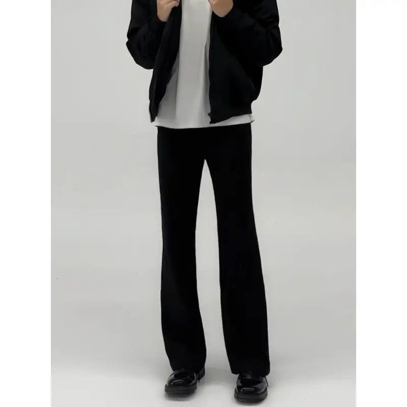 美式西裤男款春夏季潮牌cleanfit裤子显瘦微喇休闲直筒裤