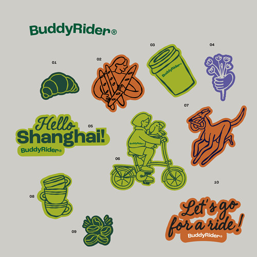BuddyRider中国区限定座椅装饰
