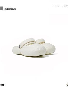 VISOONS小花包头拖可爱玛丽珍女夏新款外穿踩屎感软底防滑洞洞鞋