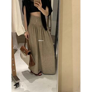 METWO收腹毛线针织直筒a字伞裙2100 孤品清仓