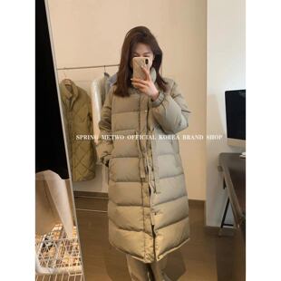 洋气收腰9977 METWO400G羽绒服长款 孤品清仓