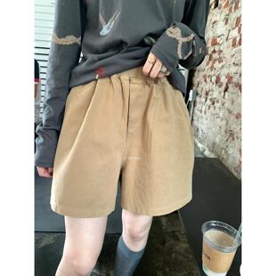 孤品清仓 短裤 METWO 复古磨毛工装 女 8838