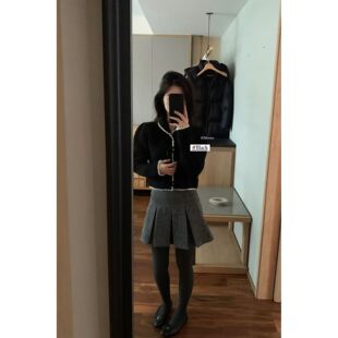 2260 METWO 撞色蝴蝶结新年毛衣公主风上衣 孤品清仓