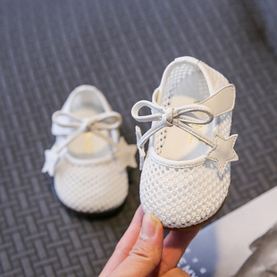 新款 软底 3岁婴幼儿凉鞋 子0 防滑公主学步鞋 夏季 蝴蝶结 女宝宝鞋