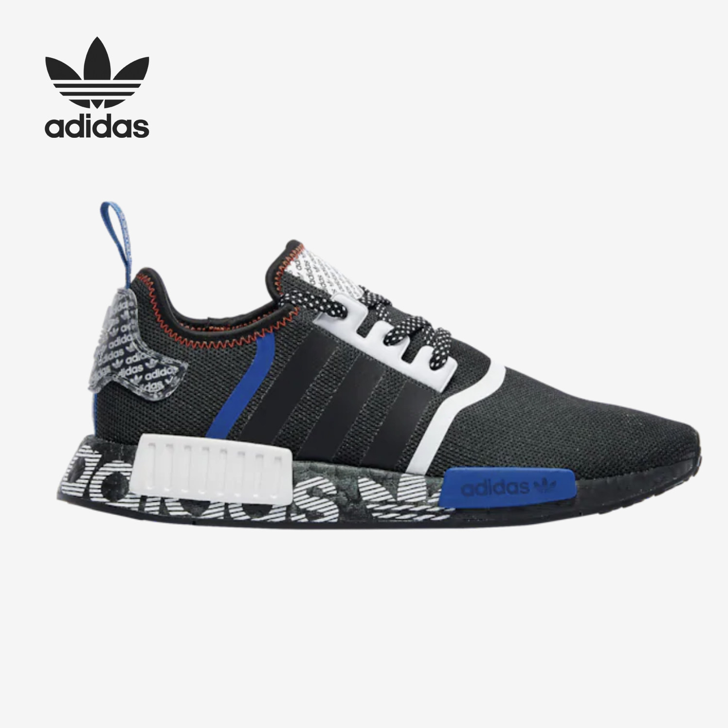 adidas/阿迪达斯正品 三叶草nmd_r1男女经典低帮休闲运动鞋fv5215