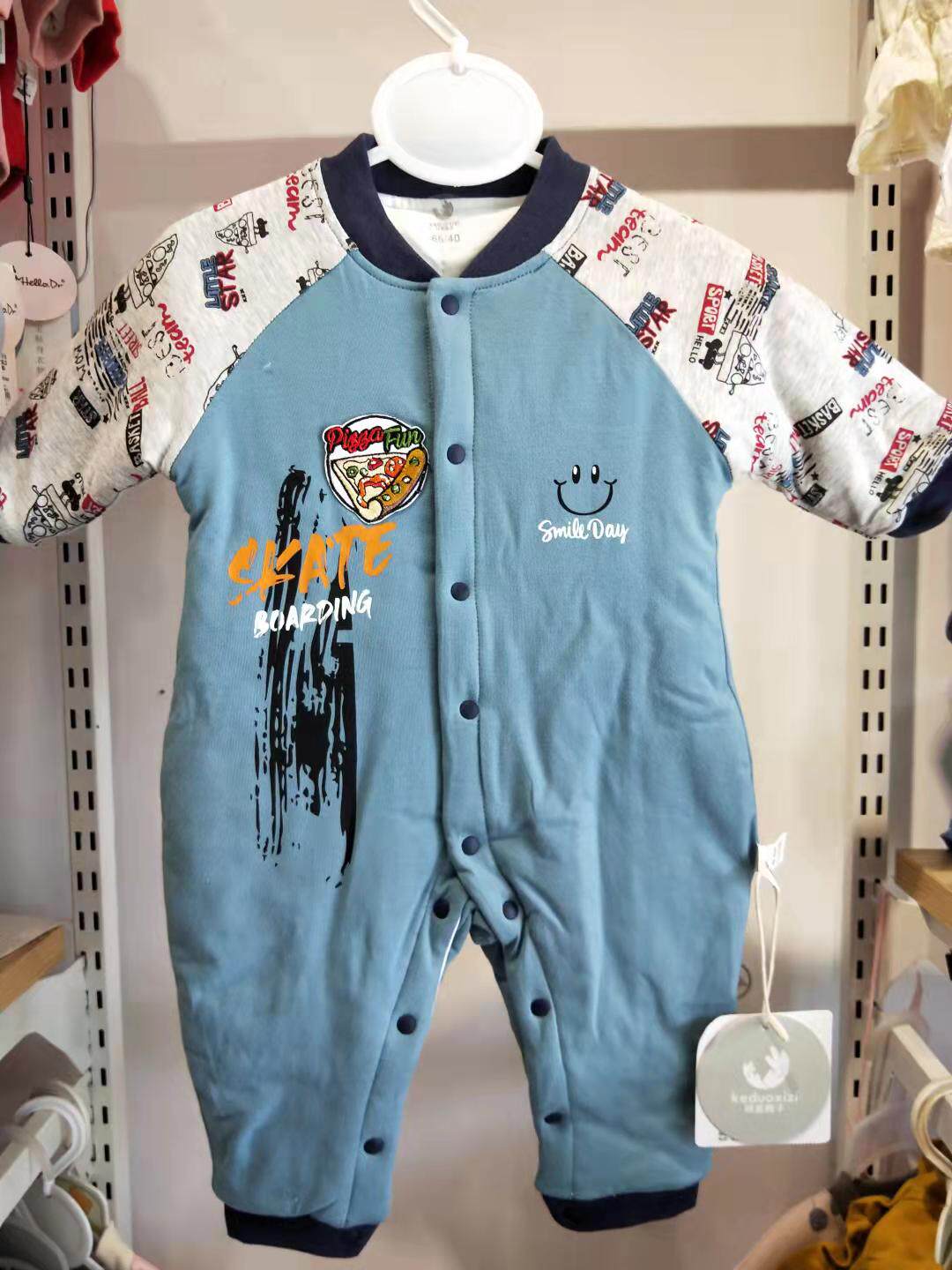 安卡米 婴泰 衣拉拉专柜正品婴儿舒适连体衣爬服哈衣