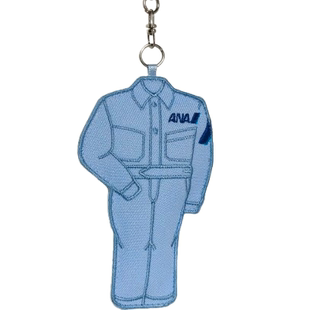 ANA全日空刺绣创意航空周边钥匙扣挂架机务工作服整备士礼物推荐
