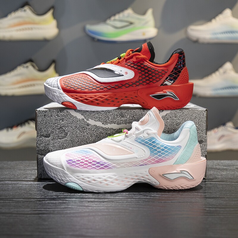 李宁男子减震回弹低帮篮球鞋