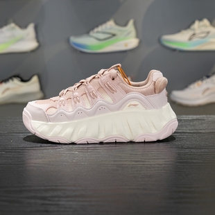 李宁2026春季新品宝可梦联名系列曲奇女子增高厚底休闲鞋AGCW178