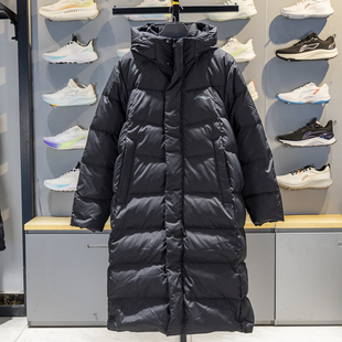 李宁长款 80%鸭绒户外防泼水加厚外套AYMV217 羽绒服男子2025冬新款