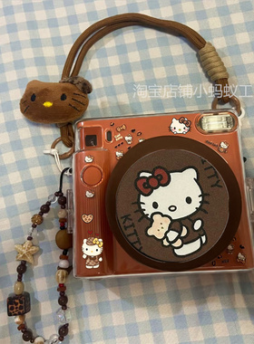 拍立得SQ1透明壳SQ40卡通kt手链背带绳镜头盖保护套防摔sq1