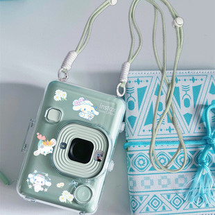 mini LiPlay+抹茶绿相机透明壳拍立得玉桂狗保护套liplay钢化膜
