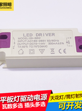 led天花灯筒灯射灯吸顶灯平板灯驱动整流器变压器通用48W60W80W