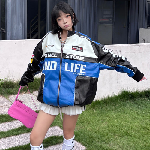 ANDLIFE复古美式街头机车风夹克