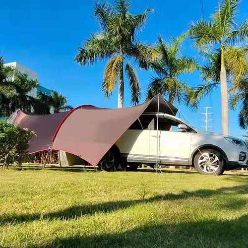 户外天幕睿狼部落车尾天幕