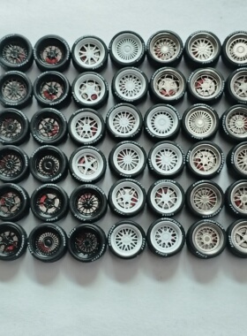 11mm级轴承版1/64汽车模型改装不锈钢轮毂