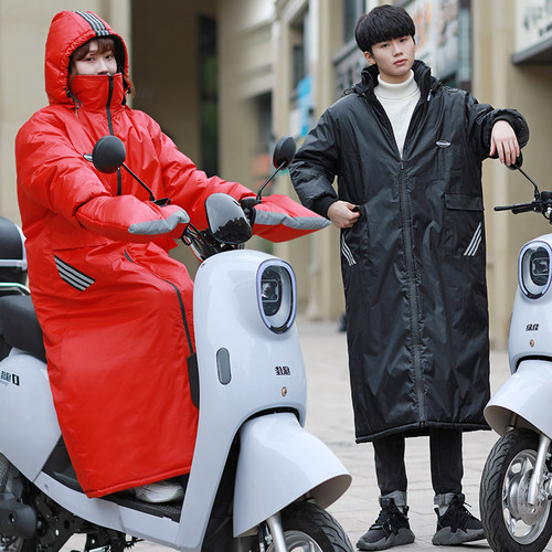 防小中雨加绒加厚挡风保暖