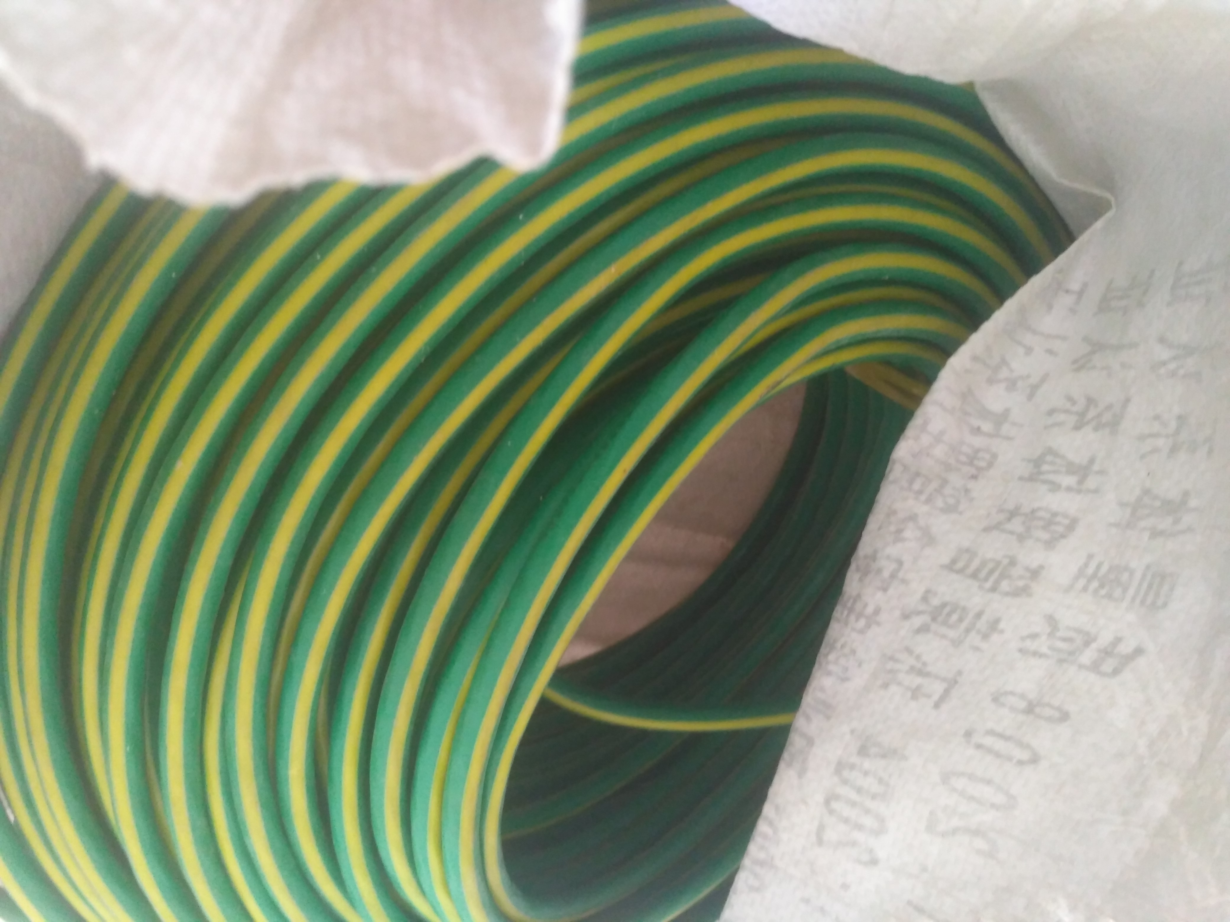 接地线黄绿双色BVR纯铜线16平方无氧铜线多股监控配件