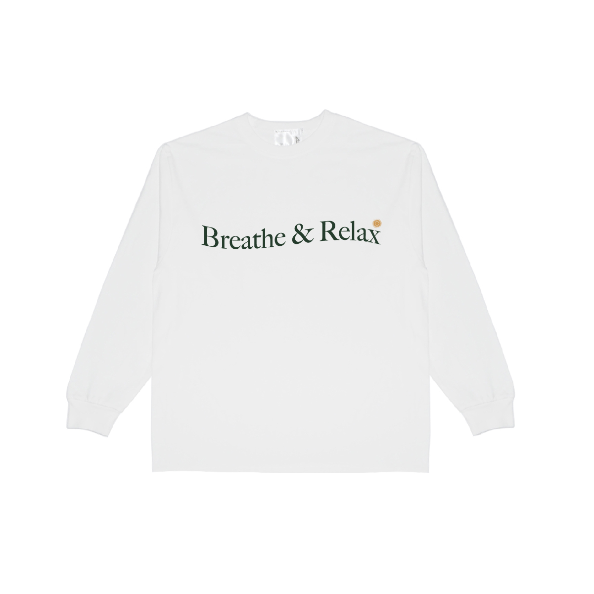 Roadistance 23F/W Breathe&Relax 呼吸与放松 标语LOGO长袖T恤