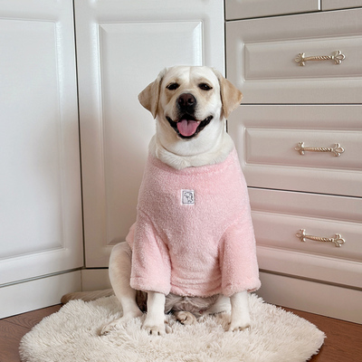 喜宝家大型犬法兰绒保暖衣服