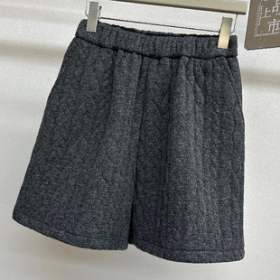 显瘦保暖舒适裤 胖MM大码 冬季 女春秋季 240斤撞色加厚休闲阔腿短裤