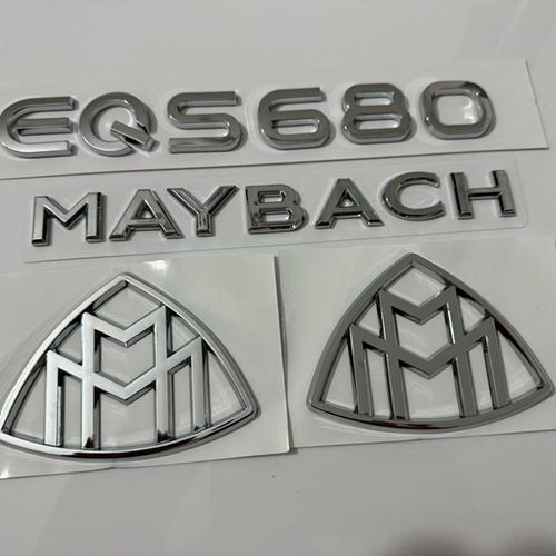 适用于奔驰迈巴赫EQS680字标  奔驰EQS680车标尾标数字标