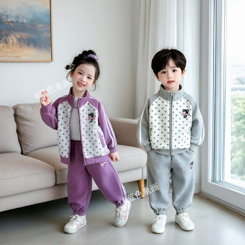 龙凤兄妹姐弟秋季幼儿园班服套装